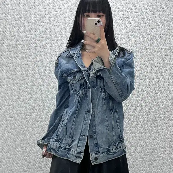 리바이스 72334 빈티지 캐주얼 데님 청자켓 M C14957