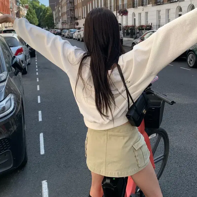 새상품:바배 릴리코츠 우디 스커트 팬츠 베이지 m