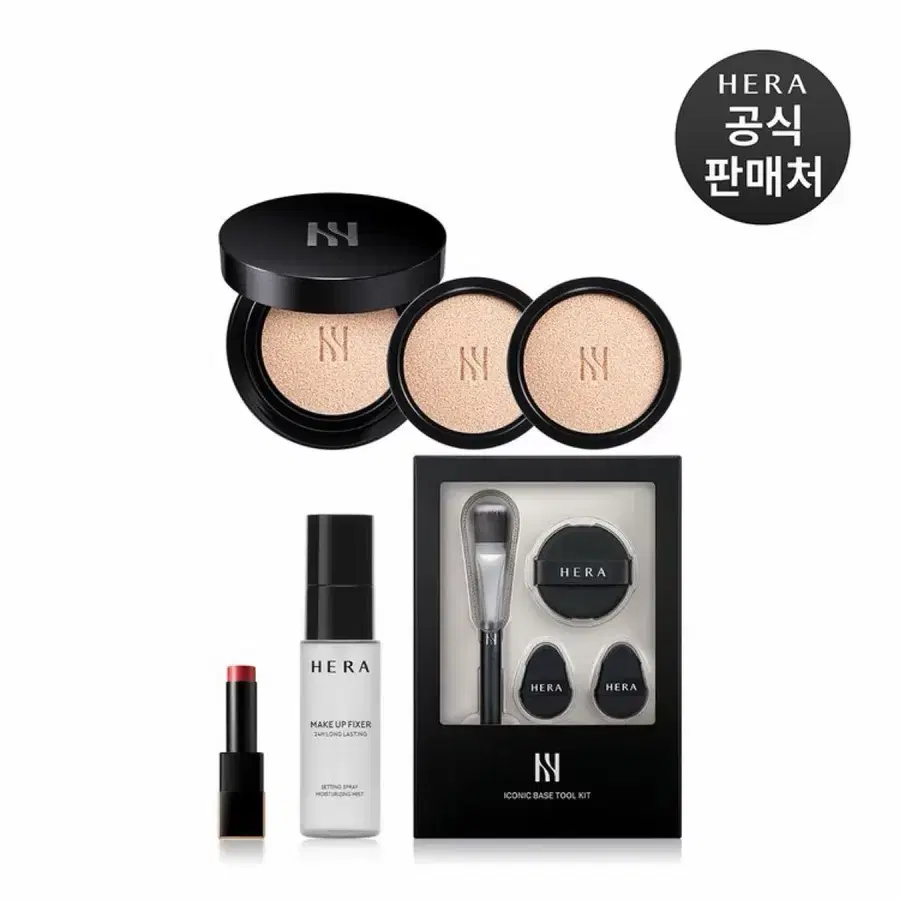 신세계백화점정품 새상품 헤라 블랙 쿠션 파운데이션 디럭스 SPF34/PA++ (본품15g+리필15gx2)