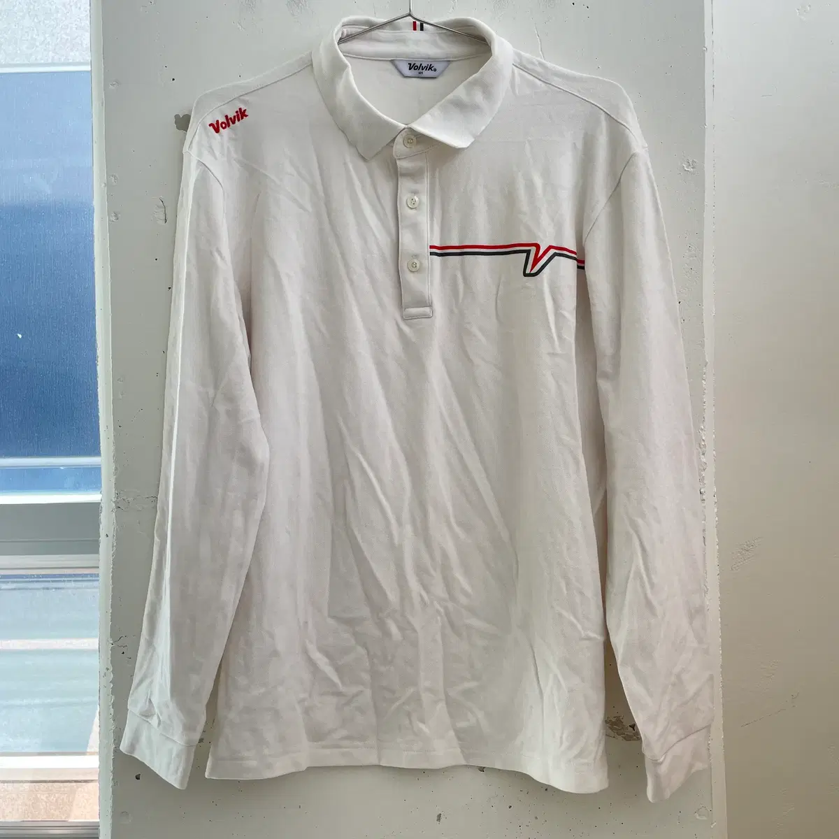 (XL) 볼빅 골프 PK 긴팔 카라티