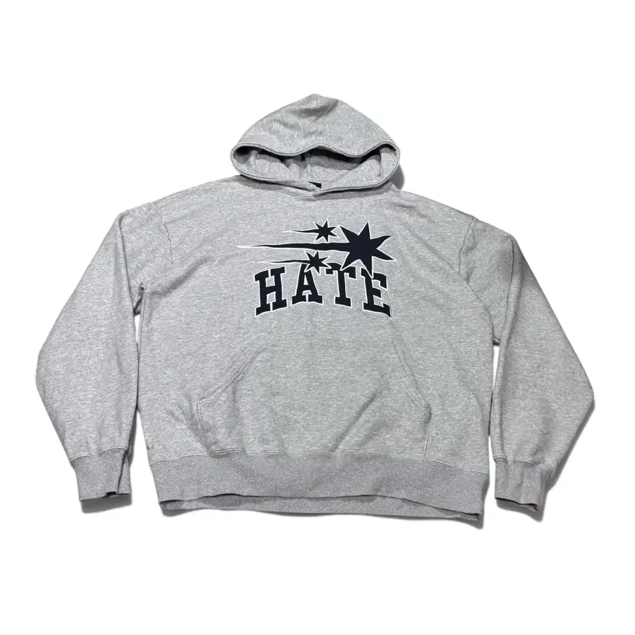 L 나이스고스트클럽 그레이 HATE 후드티