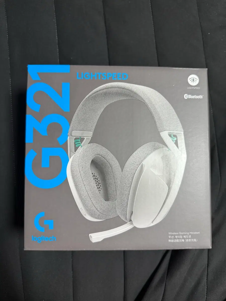 로지텍 g321 무선 헤드셋 화이트 미개봉 새상품