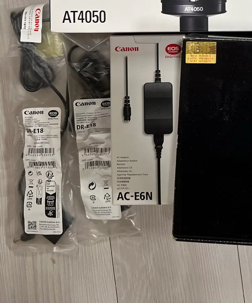 정품 캐논 세트 AC-E6N 전원 어댑터 + DR-E18 상시전원 세트 판매