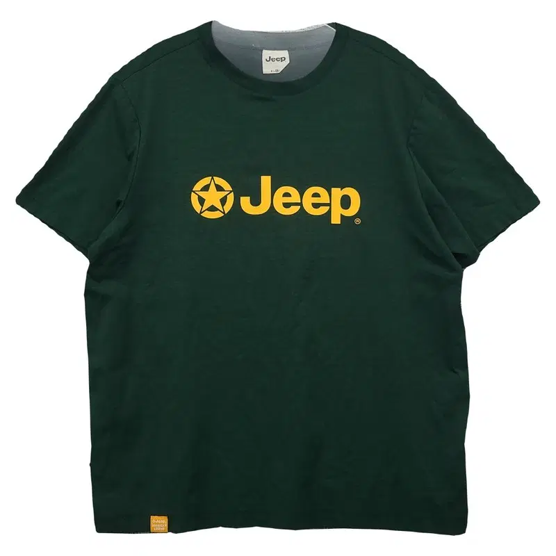 지프 JEEP 그린 폴리에스터 그래픽 스포츠 반팔티 XL