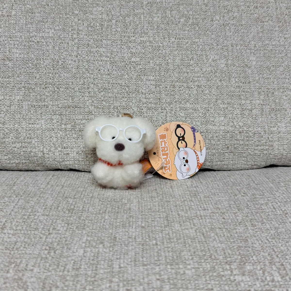 정품 꼬순내 친구들 찹쌀 6cm 키링인형