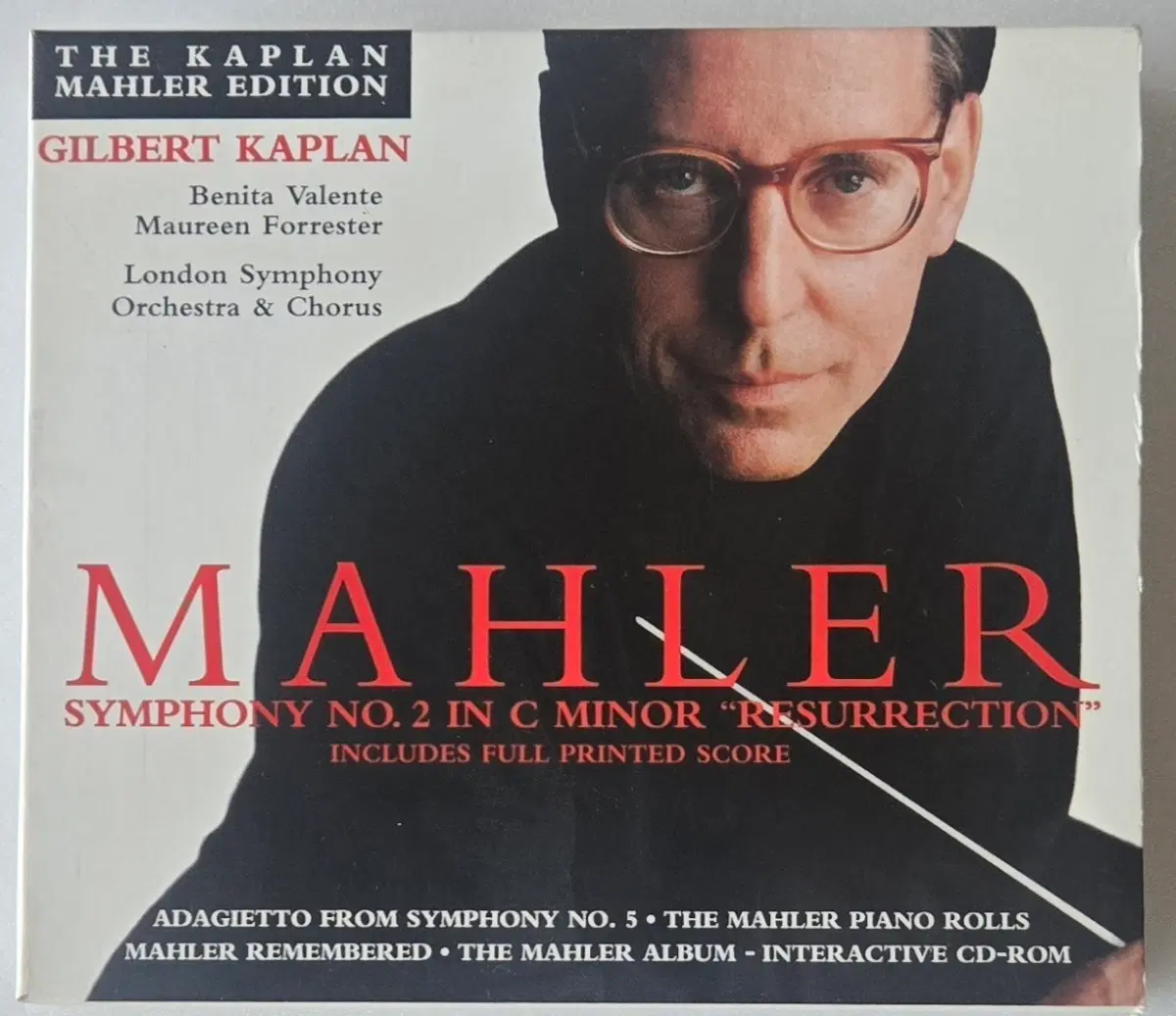 길버트 카플란 - 말러 교향곡 2번 '부활' 2CD ( The Kaplan Mahler Edition + 악보 + 별책 )