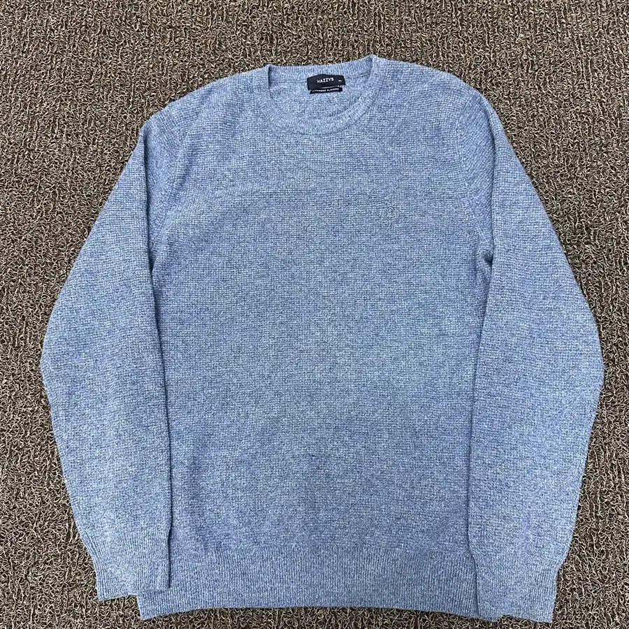 HAZZYS 헤지스 울 캐시미어 니트 블루 105(XL)