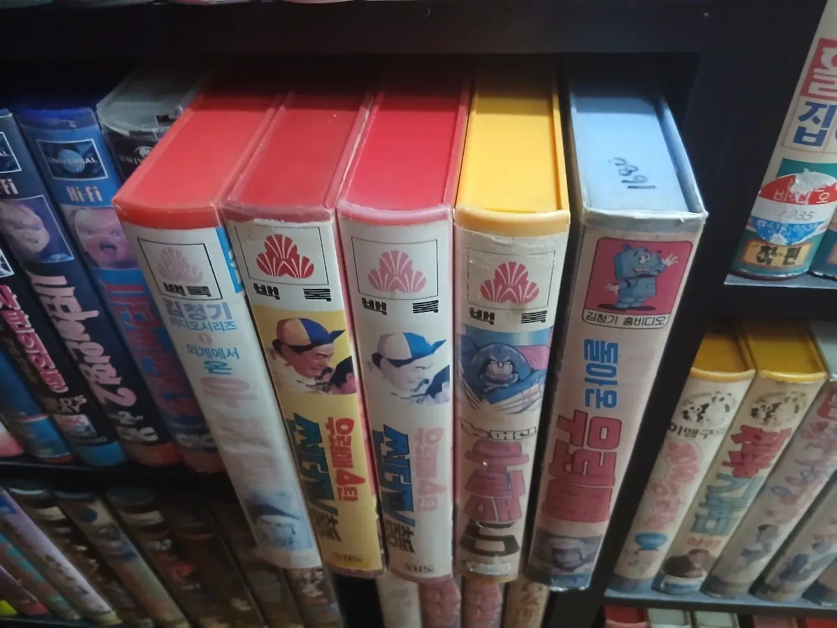 비디오테이프 우뢰매 1,4,5,6 편 총4편(4편은중복이라상태나은것하나만드림)