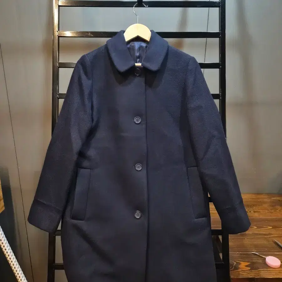 [S] 코스 COS 여성 울 라운드카라 싱글 코트 8.9