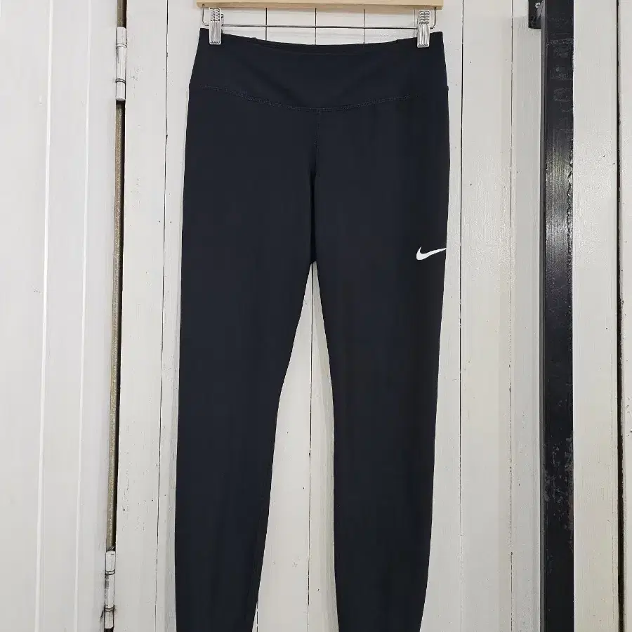 Nike 나이키 여성 드라이핏 레깅스 M 블랙 스판 심플레깅스 트레이닝복 운동복(B2221)