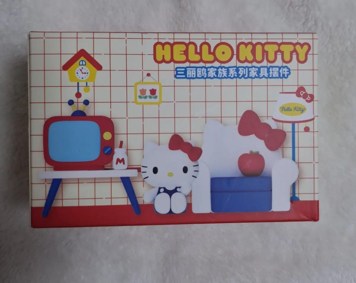 산리오 키티 가구 세트 피규어