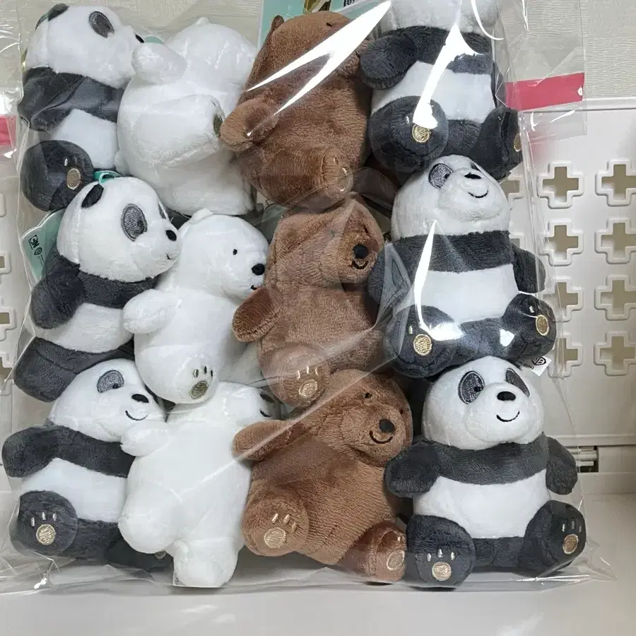 위베어베어스 인형 키링 3종 새상품