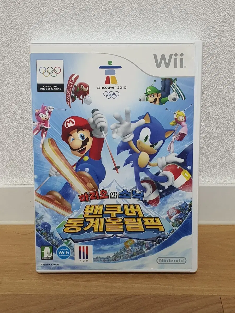 닌텐도위 wii 마리오와소닉 밴쿠버 동계올림픽