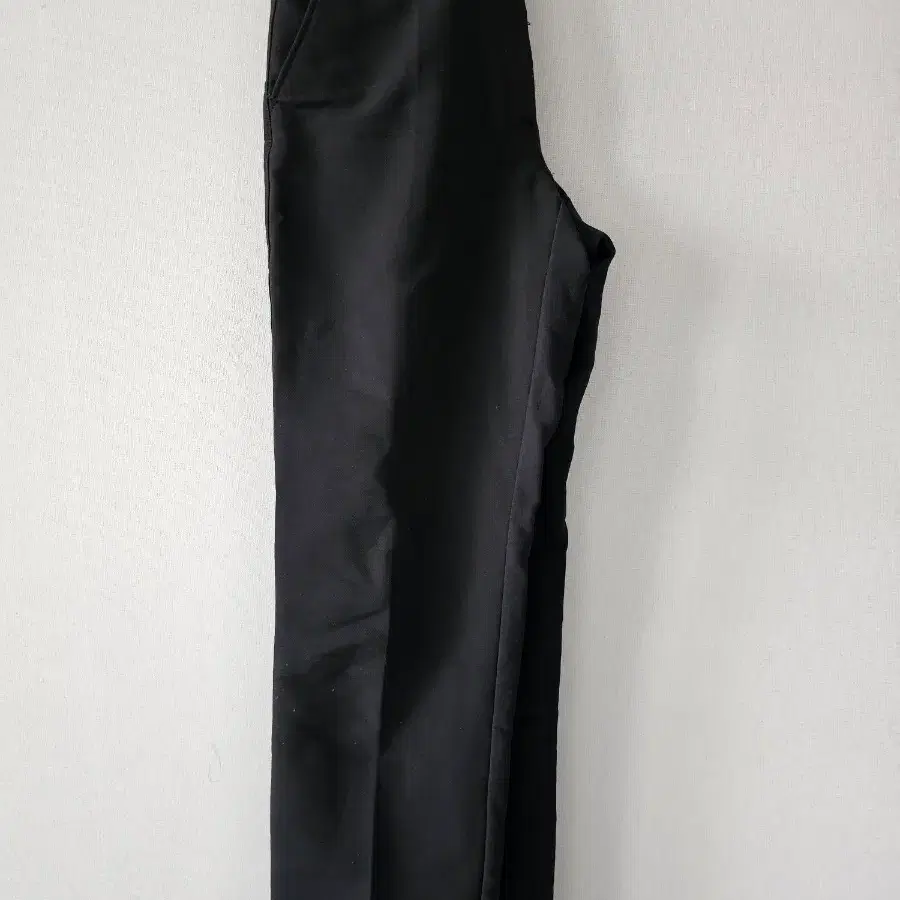 검정색 허리 밴딩 기모바지