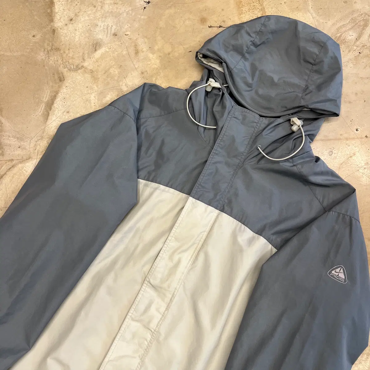 XXL 나이키 acg 배색 후드 바람막이