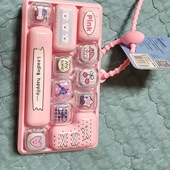 핑크 키보드 키캡