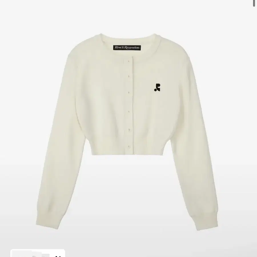 레스트앤레크레이션 RR CROP KNIT CARDIGAN
