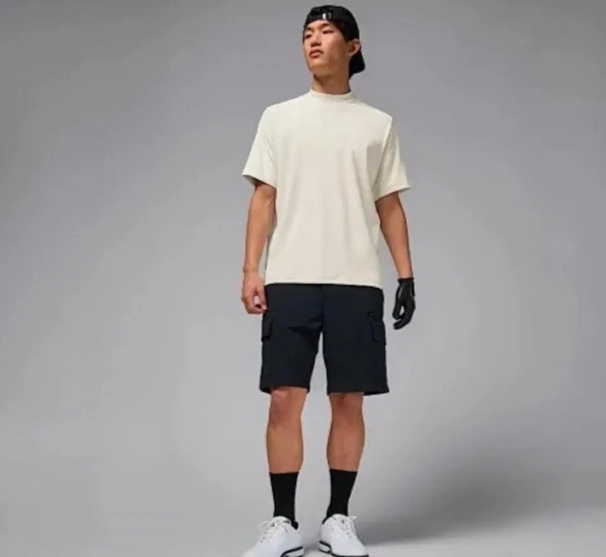 나이키 골프 조던 스포츠 목폴라 골프 웨어 크림