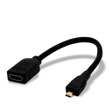 HDMI 2.0 to Micro HDMI 변환 연장 케이블 0.2m