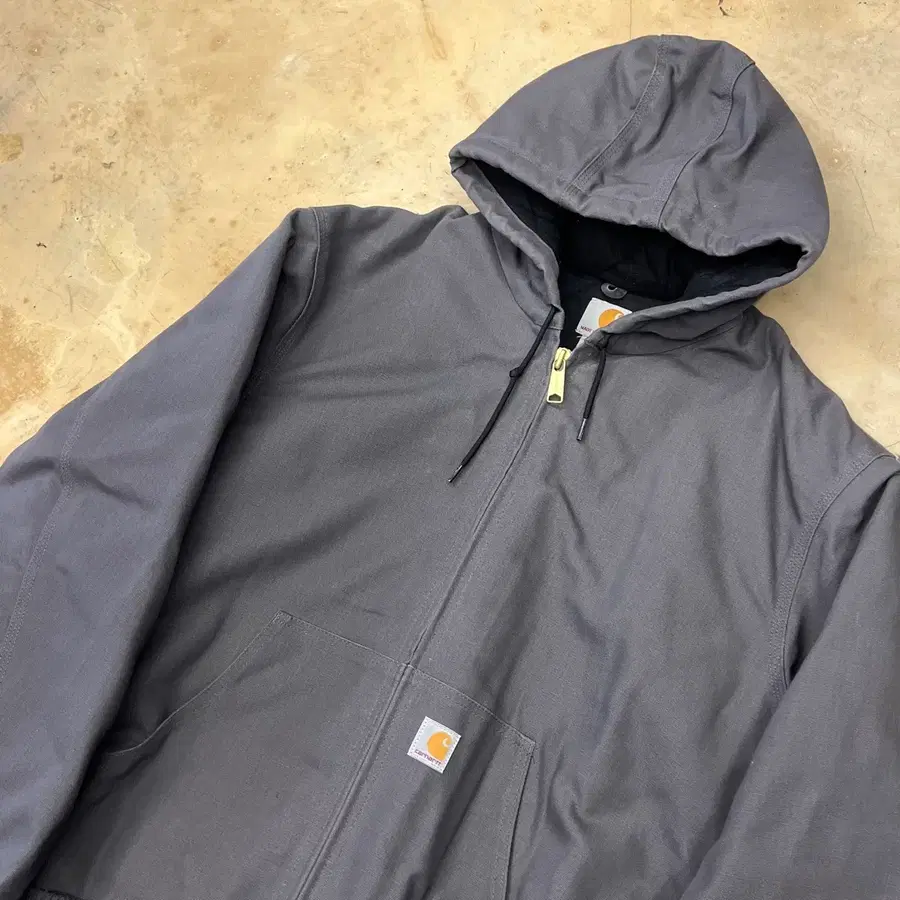 XL 칼하트 J140 엑티브 그레이 후드 자켓