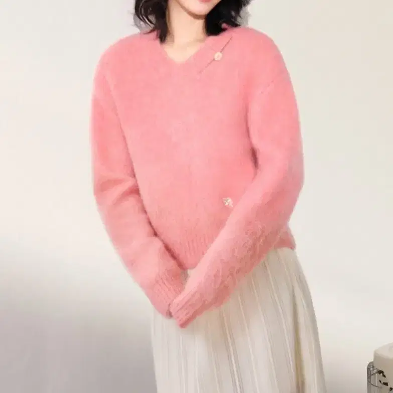 (새상품)세터 모헤어 풀오버 니트