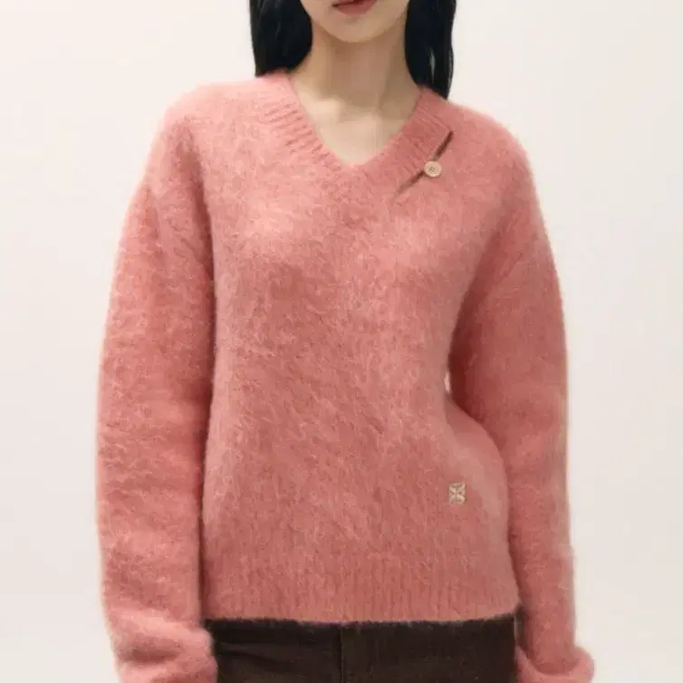 (새상품)세터 모헤어 풀오버 니트