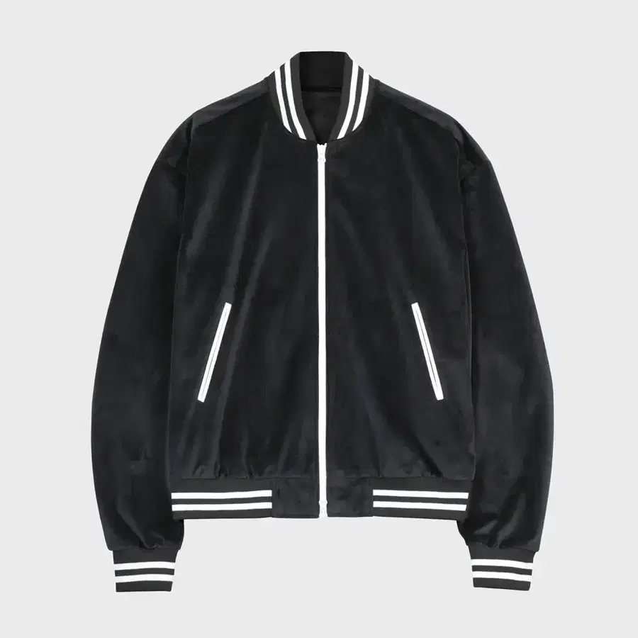 JNE J29 Black Velvet Zip up Jacket (준느)