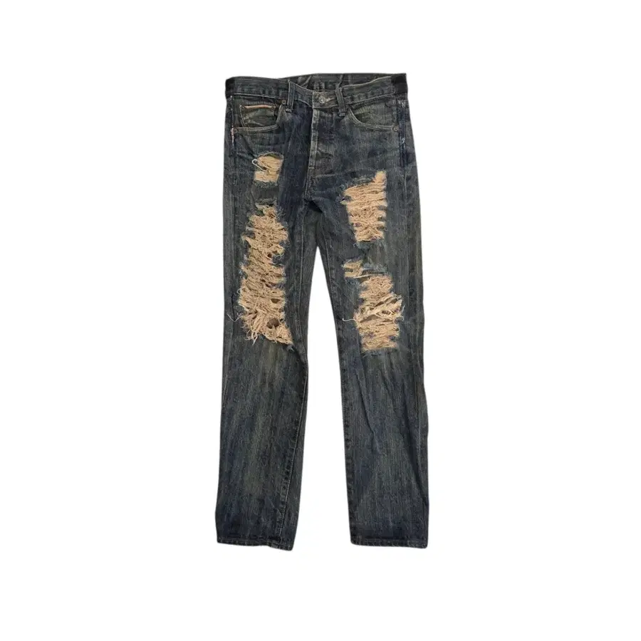 Levi's 리바이스 501 USA 디스트로이드 빅E 데님