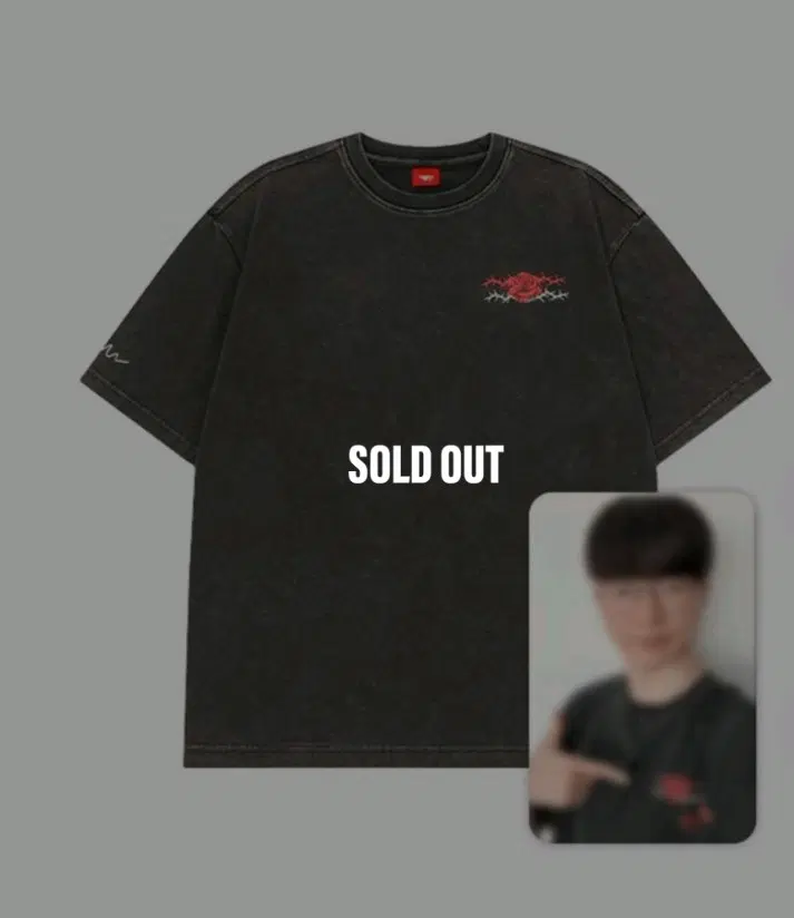 T1 티원 페이커 30번째 생일 기념 티셔츠 M사이즈 / 포토카드 포함 FAKER 30th B-day