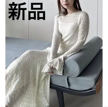 새상품 dazzlin 백 리본 레이스 원피스