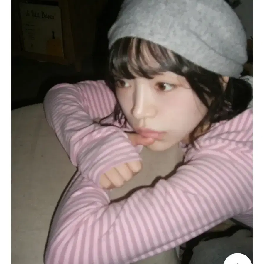 1회 실착]김아홉 ST ice cream pink 기모워머