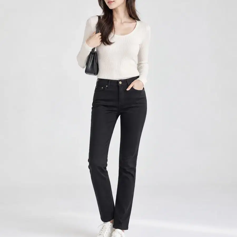 A.P.C. 아페쎄/로우라이즈 블랙 슬림 데님 팬츠/26/앨리스/1945