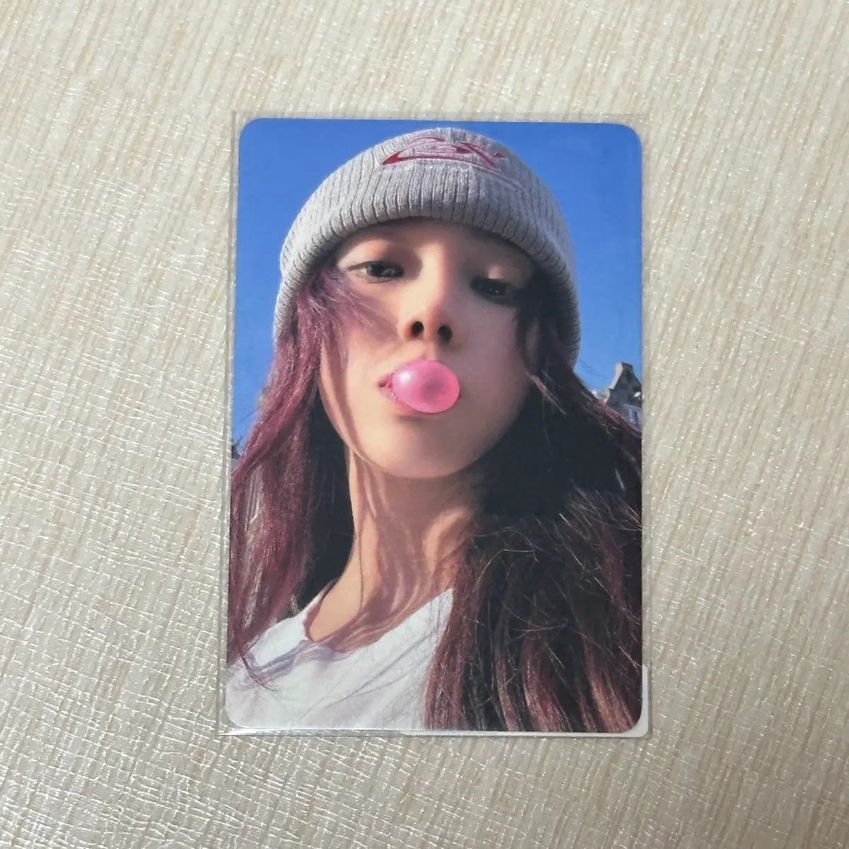 에스파 윈터 더티 워크 포카 포토카드 예판 특전 럭드