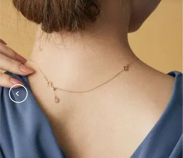 새상품 agete 아가트 목걸이 K10 금 조정 조절 체인