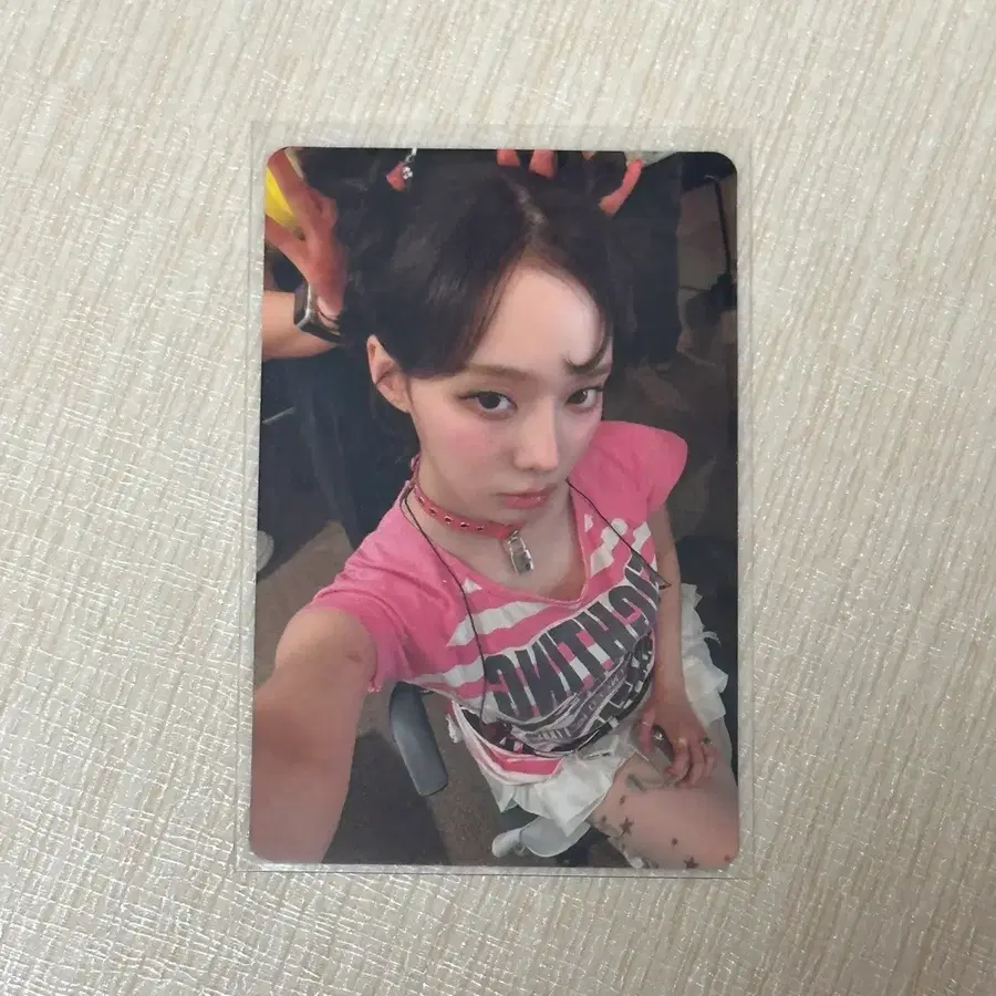 에스파 윈터 더티 워크 포카 포토카드 예판 특전 럭드