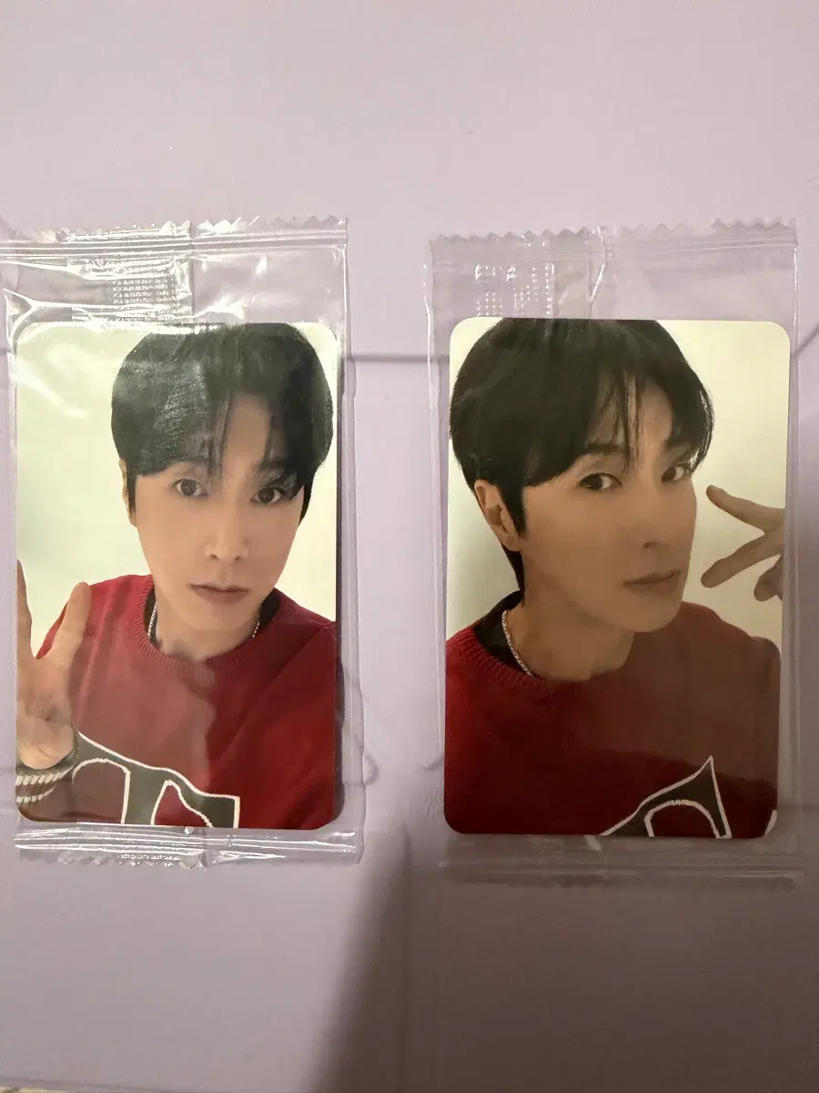 유노윤호 팬싸 포카 2장