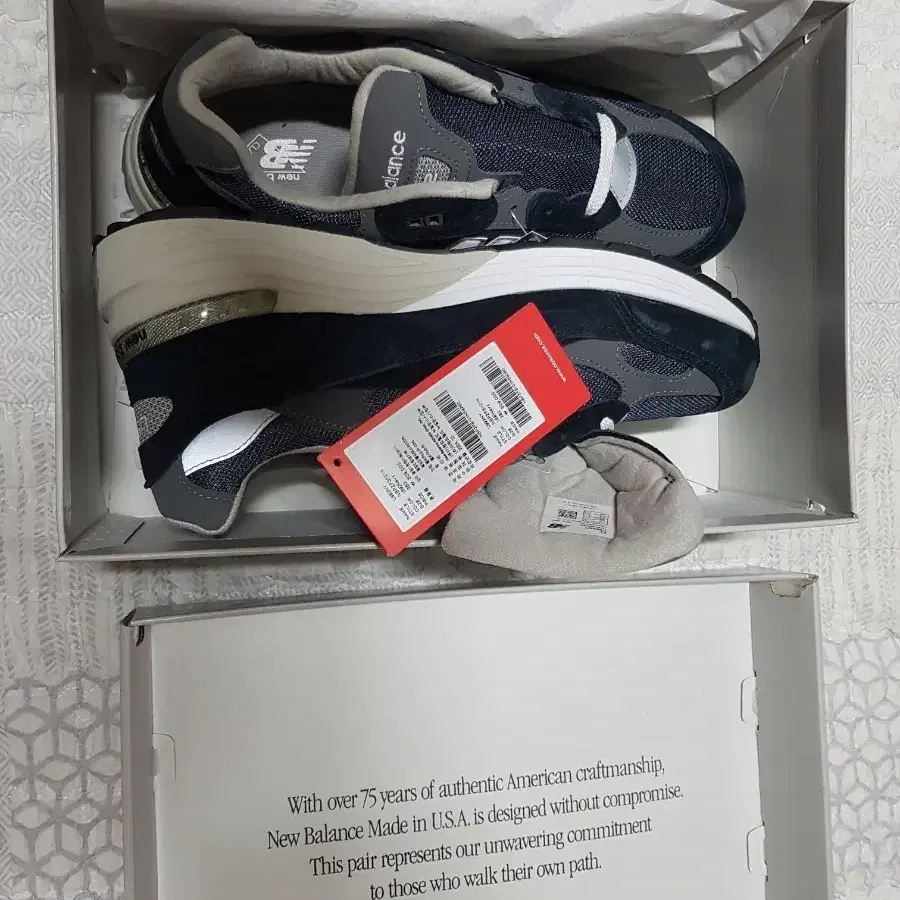 뉴발란스 992 네이비 280 새상품