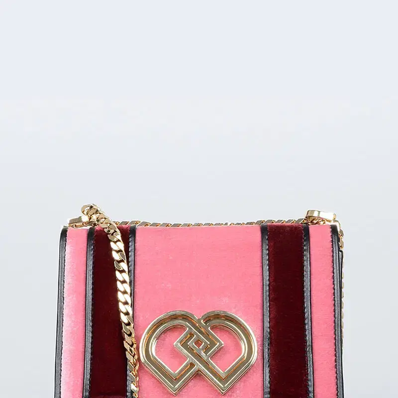 Dsquared2 Velvet Shoulder Bag