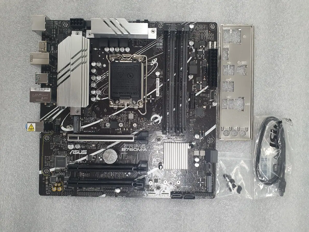 컴퓨터 메인보드 ASUS PRIME B760M-A DDR5 전용(인텔 소켓 1700)