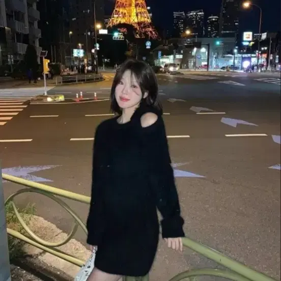 소버샵 앙고라 리본 원피스