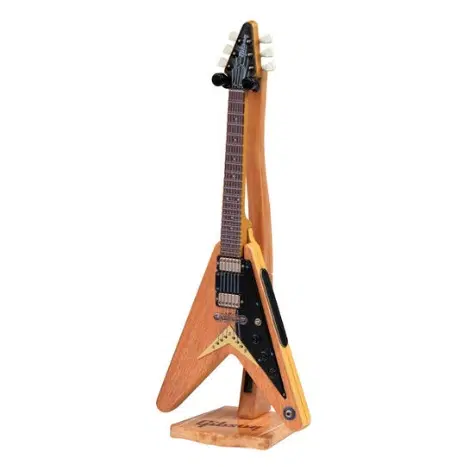 가샤폰 가챠 깁슨 미니어처 컬렉션 1958 Korina Flying V / Natural 미개봉