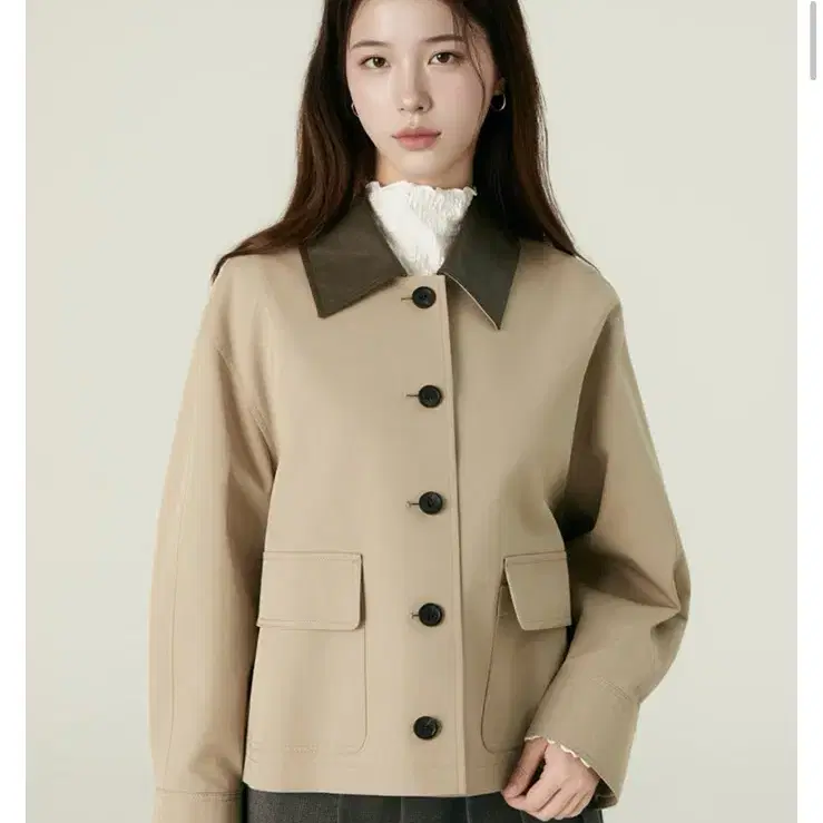 로엠 하프트렌치코트 M