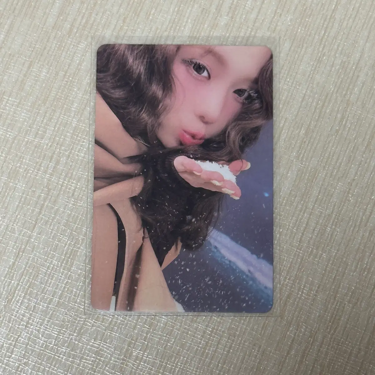 에스파 윈터 moevir 포카 포토카드 예판 특전 럭드