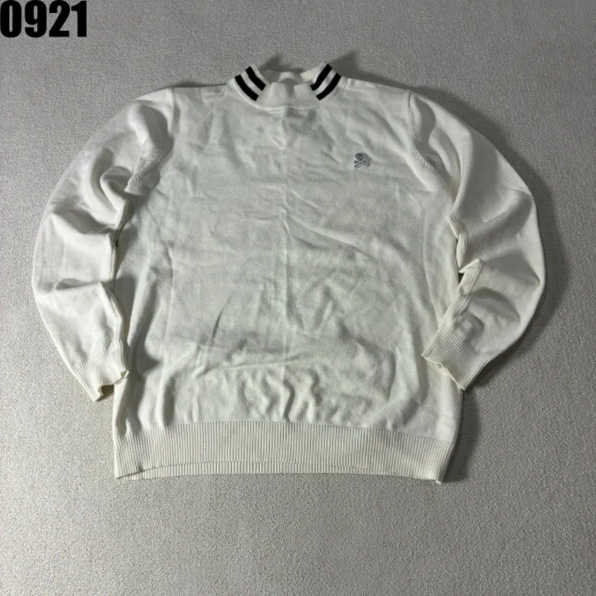 마크앤로나 화이트 골프 니트 스웨터 2XL