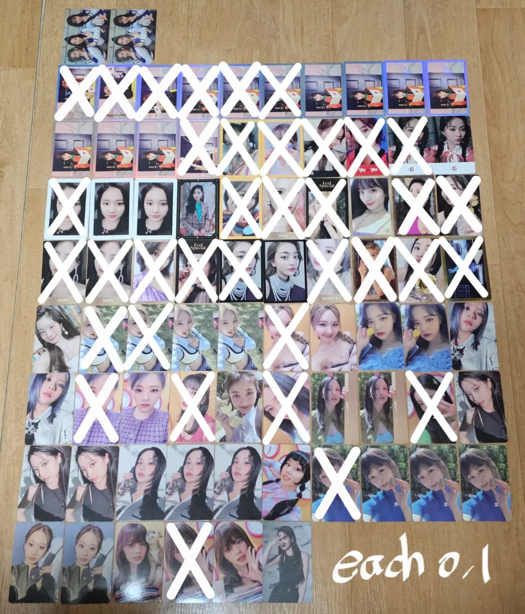 TWICE 트와이스 앨범 포카, 미공포 판매