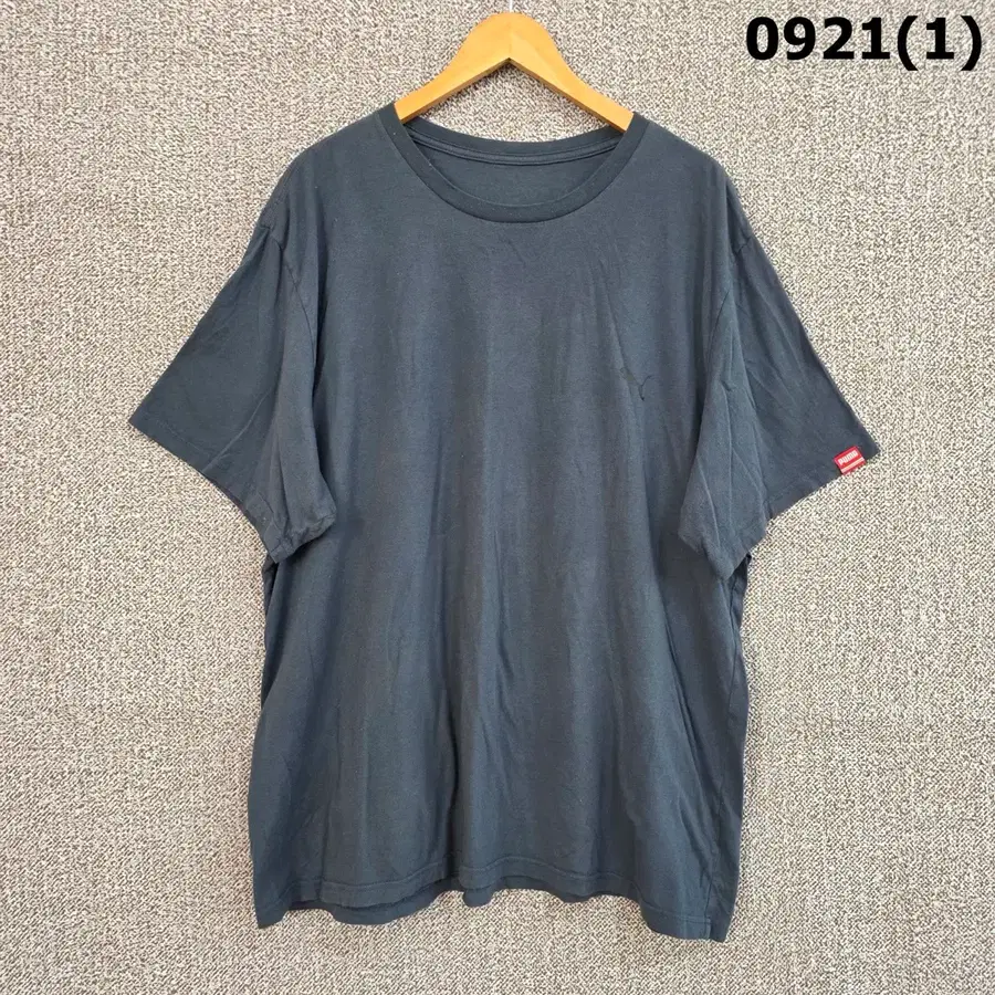 푸마 오버사이즈 반팔티 블랙 XXXL