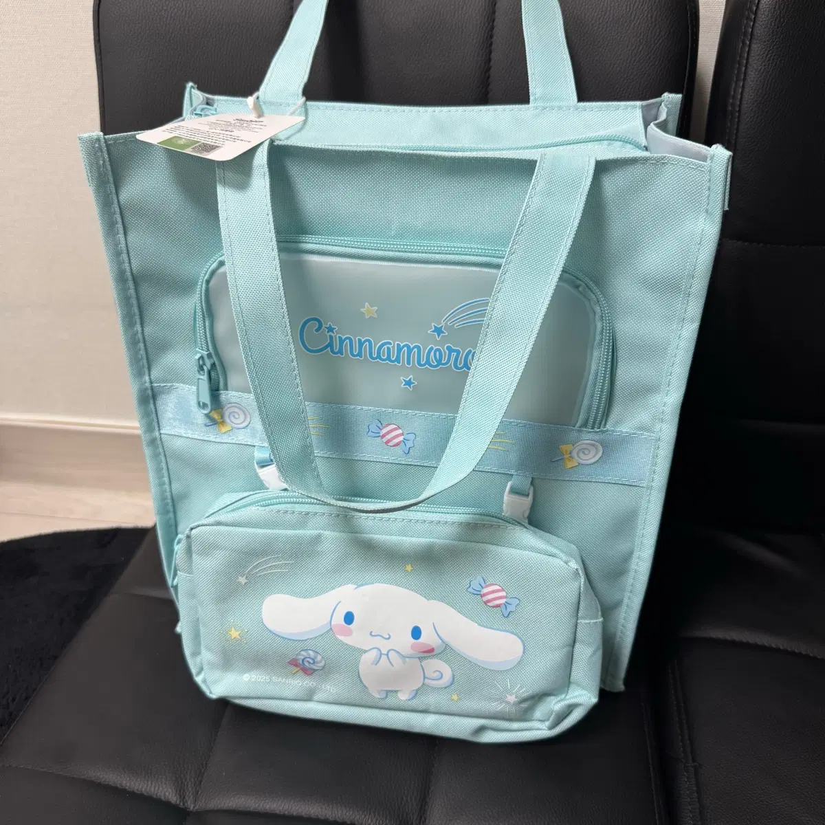 시나모롤 가방 신발 가방 학교 가방 에코백