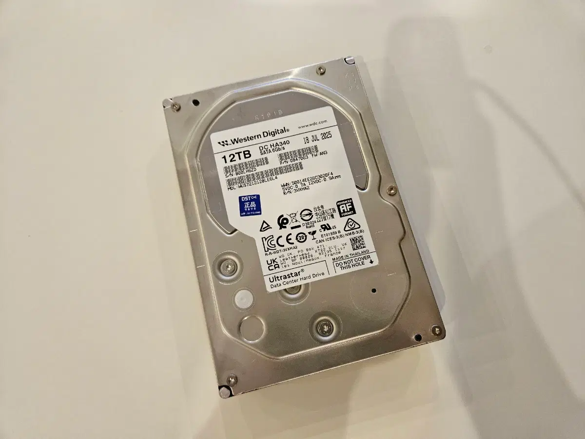 WD Ultrastar DC HA340 12TB HDD