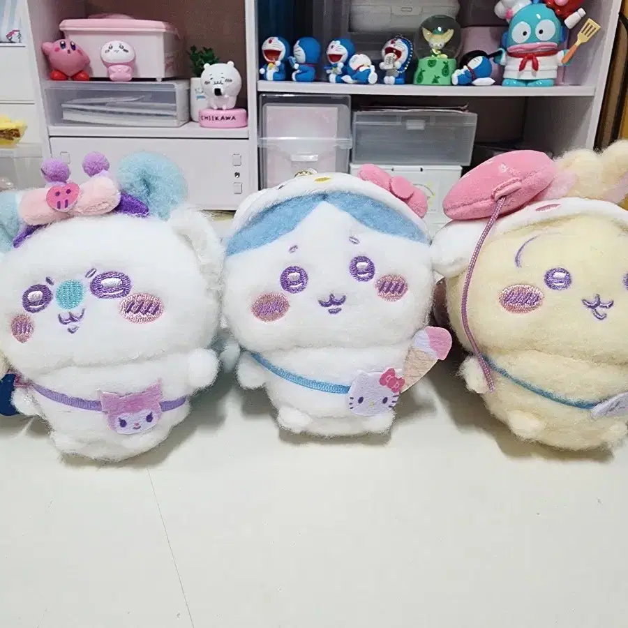 (새상품)먼작귀 산리오 콜라보 인형 키링
