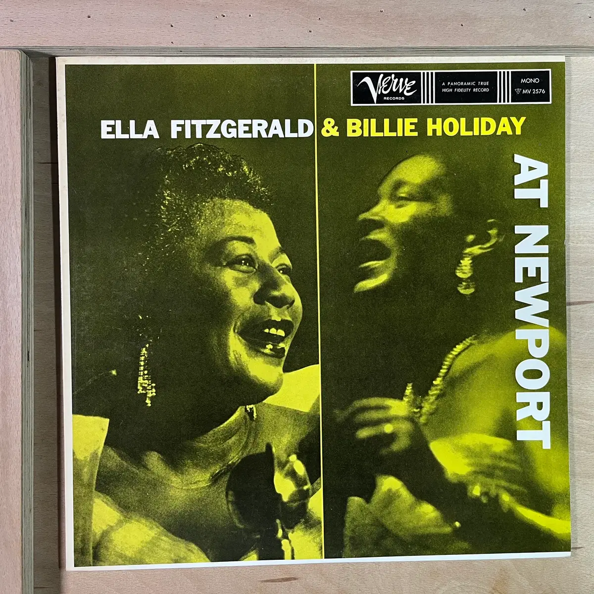 Ella Fitzgerald & Billie Holiday 일본반 1975년 LP